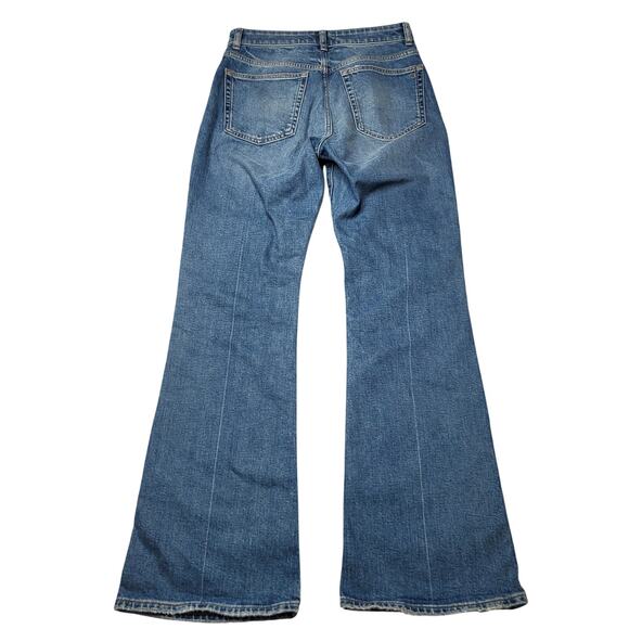 Madewell Curvy Vintage Flare Jeans High Rise Medium Bouvier Wash Stretch 27 - Picture 4 of 12